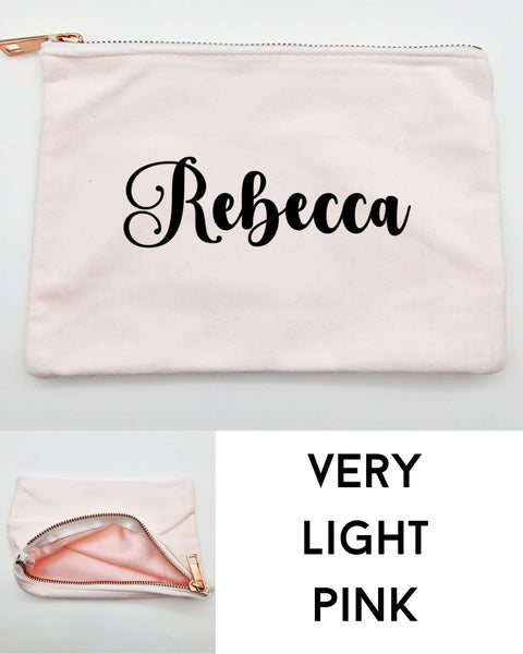 Velvet makeup bags