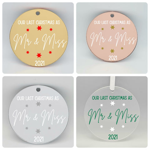 Our Last Christmas As Mr & Miss - Decorations